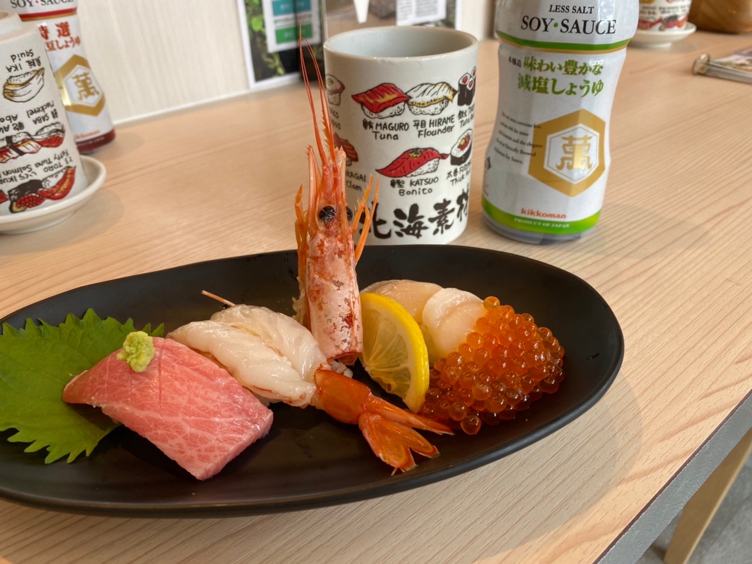 回転寿司北海素材 生魚片套餐